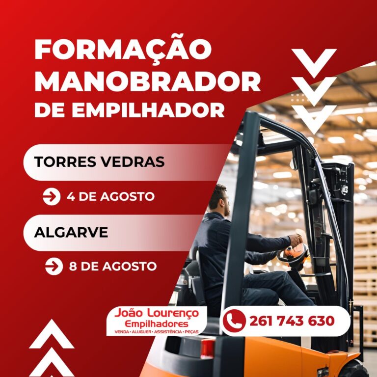 Formação de Manobrador de Empilhador – Torres Vedras // Algarve