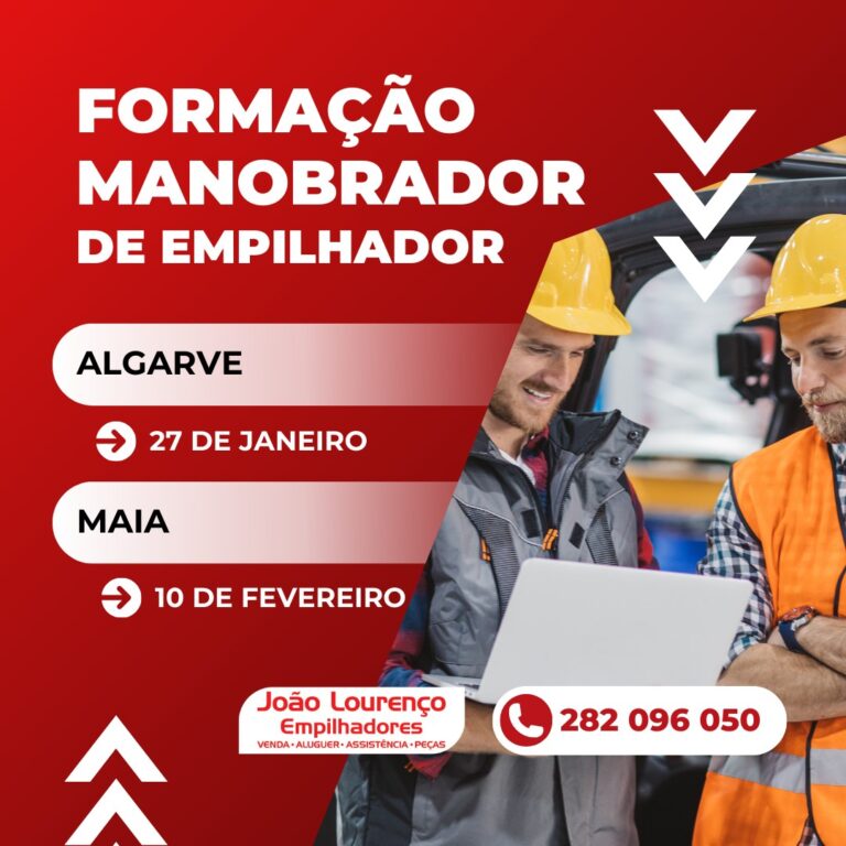 Inscrições Abertas para Formação de Manobradores de Empilhadores