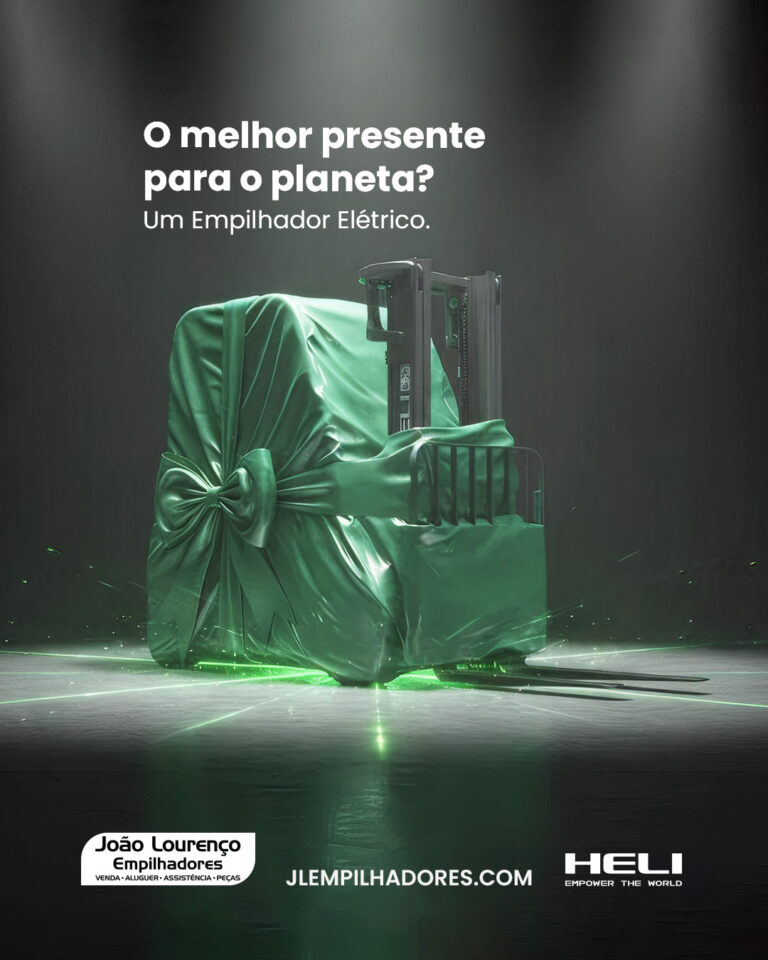 O melhor presente para o planeta? Um empilhador elétrico
