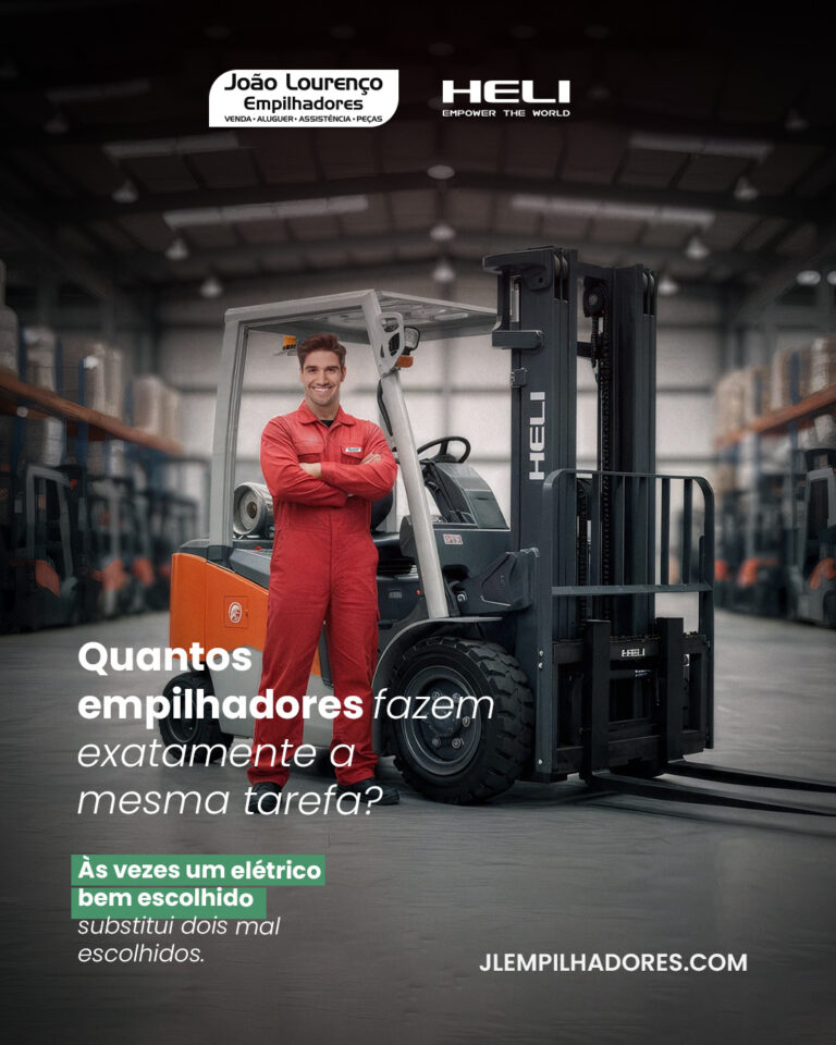 Quantos empilhadores fazem exatamente a mesma tarefa?
