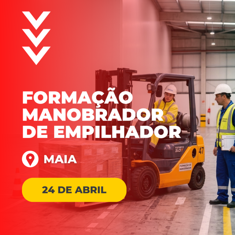 Formação de Manobrador de Empilhador – Datas de Abril em Maia