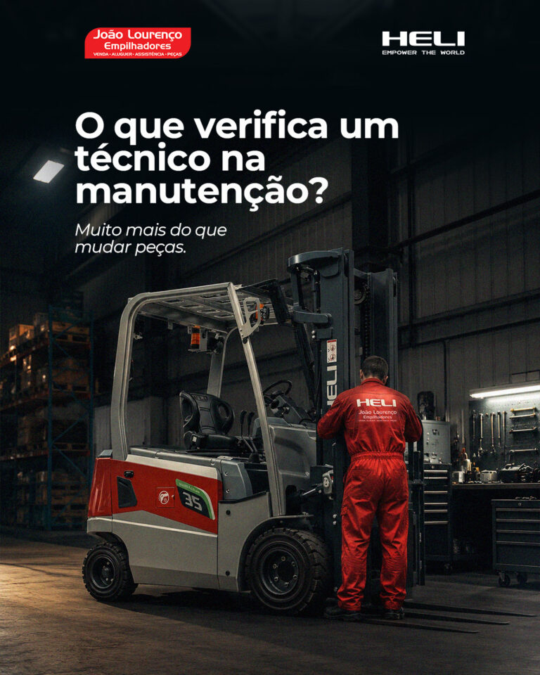 O que verifica um técnico na manutenção do seu empilhador?