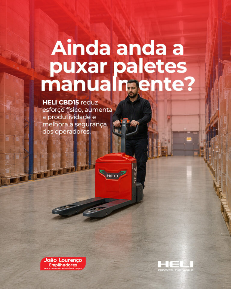 Empilhadores elétricos: mais produtividade com menos esforço